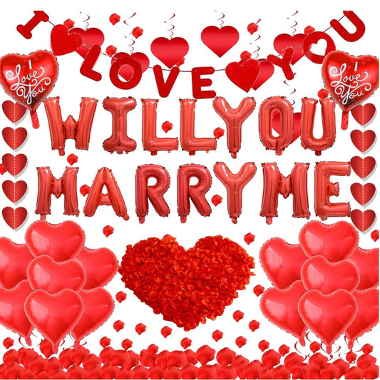 WILL YOU MARRY ME BALLOON BOX